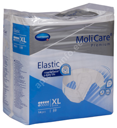 MOLICARE ELASTIC PÜKSMÄHE 6 TILKA XL 140-175CM 2786ML N14