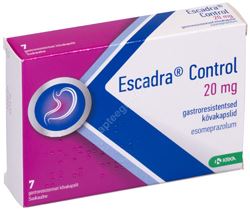 ESCADRA CONTROL GASTRO. KÕVAKAPS 20MG N7