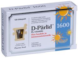 D-PÄRLID 1600IU 40MCG N120