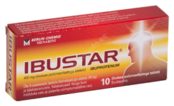 IBUSTAR ÕHUK. POLÜM.KAT. TBL 400MG N10