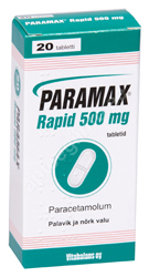 PARAMAX RAPID TBL 500MG N20