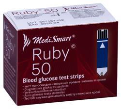 TESTRIBAD MEDISMART RUBY N50 (GLÜKOMEETRI)
