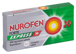 NUROFEN FORTE EXPRESS KAETUD TBL 400MG N12