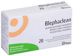 BLEPHACLEAN NIISUTATUD LAPID N20 SILMALAUGUDE HÜGIEENIKS