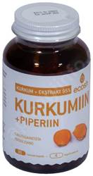 ECOSH KURKUMIIN JA PIPERIIN KAPSLID N90